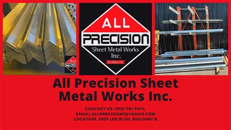 all precision sheet metal works el paso|all precision sheet metal.